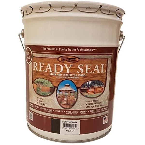 Parker Mccroy Manufacturing 545 5 gal Pl Burnt Hickory Exterior Wood Stainless Steel 545 - main